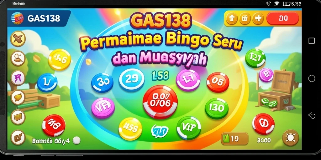 Tangkapan layar gameplay GAS138 menampilkan suasana Bingo yang ceria dan interaktif.