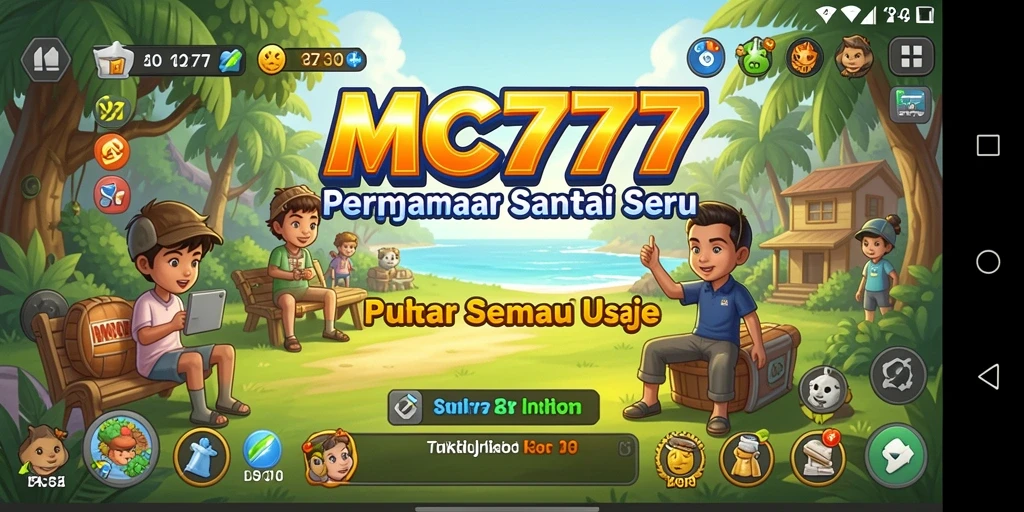 Tampilan gameplay MC777 yang menarik dan penuh warna.