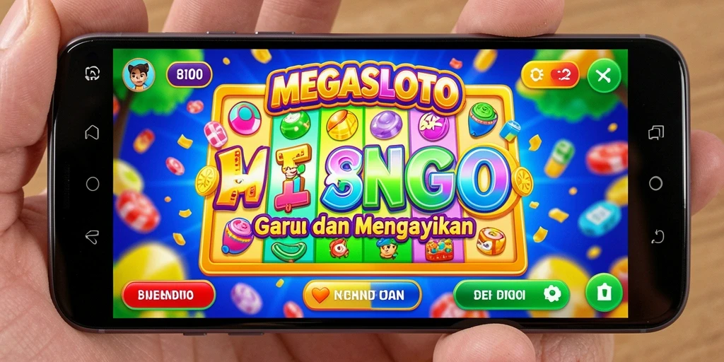 Tampilan gameplay Bingo yang seru di MEGASLOTO.