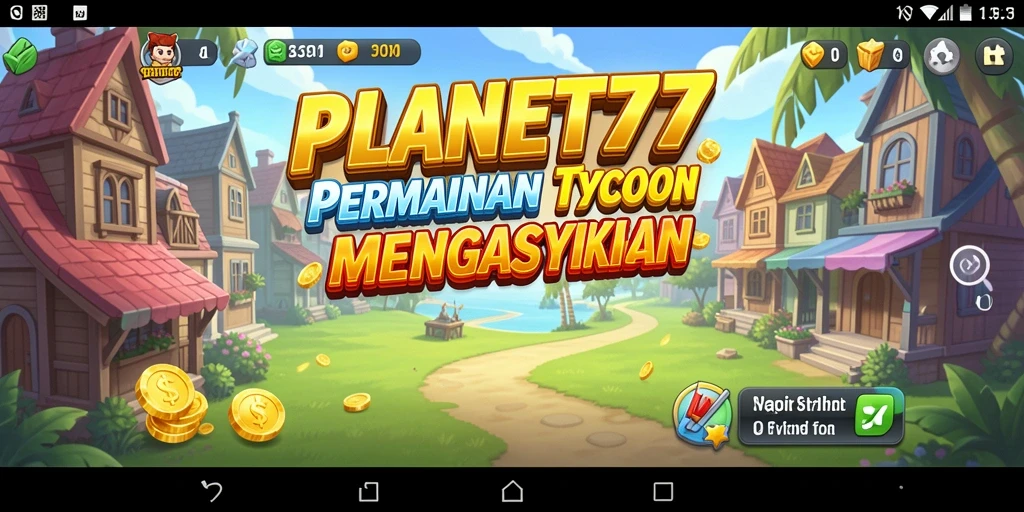 Gameplay seru dan menantang dari PLANET77 di dunia Tycoon.