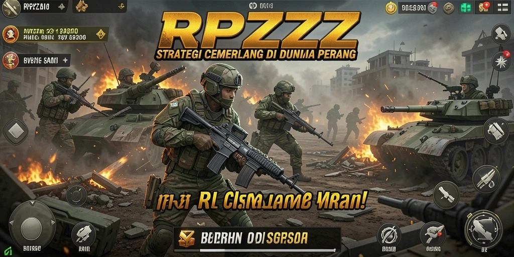 Tampilan gameplay RPZZZ menunjukkan pertarungan strategi yang mendebarkan.
